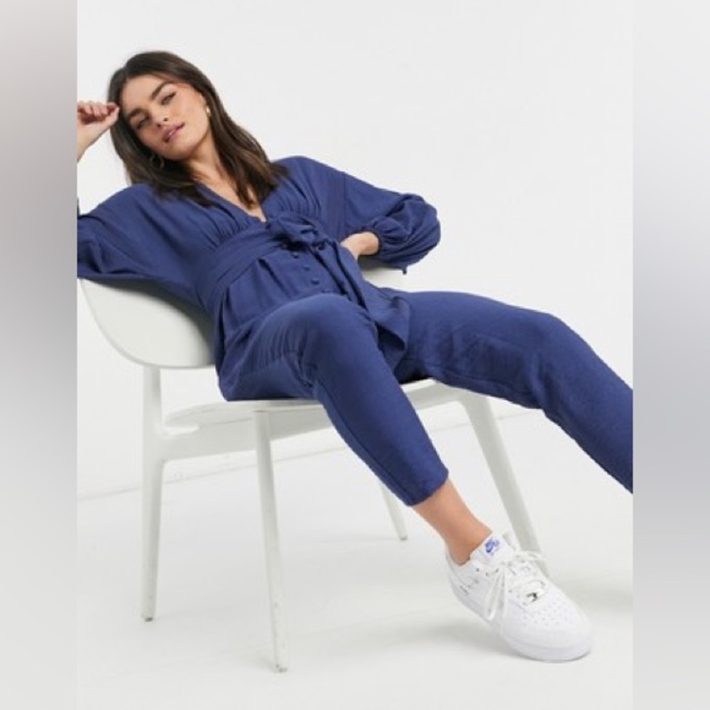 ASOS Maternity Women's Blue Jumpsuit Size 10.